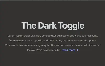 darkmode landing usable