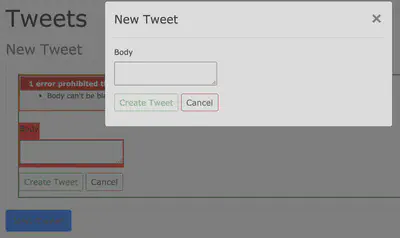 validation errors in wrong form