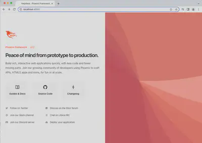Phoenix 1.7 Start Page